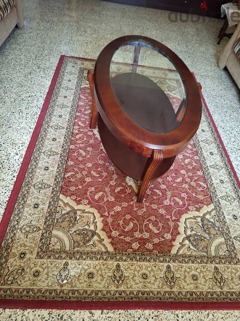 Centre Table with Rug 0