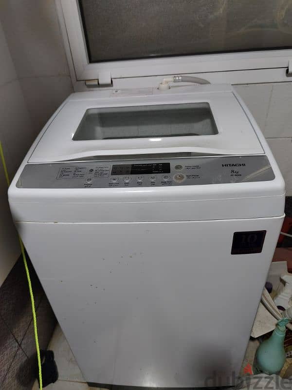 Hitachi washing machine 8kg 0