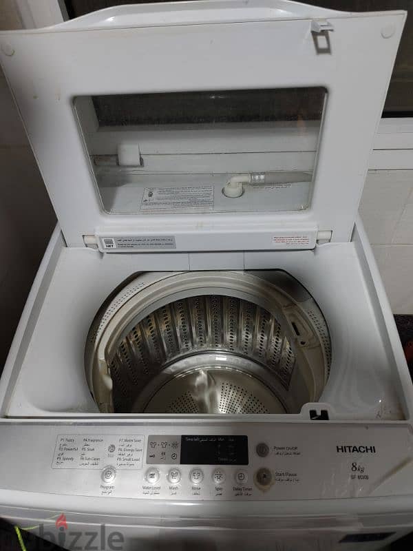 Hitachi washing machine 8kg 1