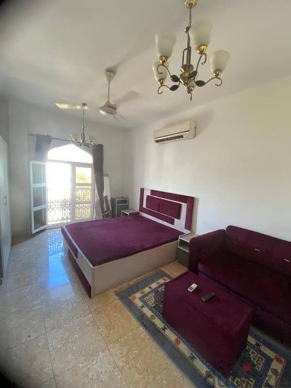 Studio with balcony, Al Ghubrah Al Janoubia, opposite Sultan Complex 0