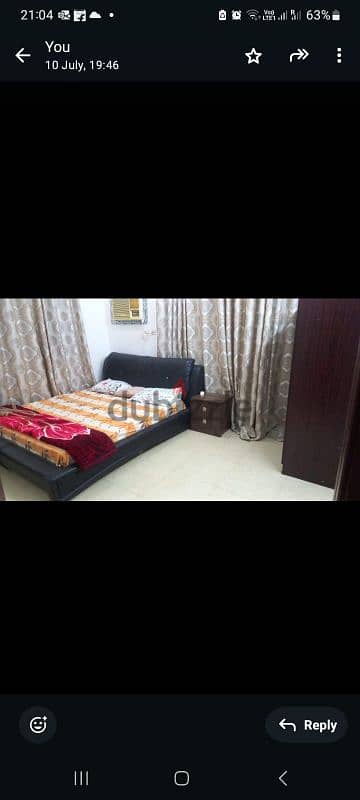 furnished room with attached toilet 1