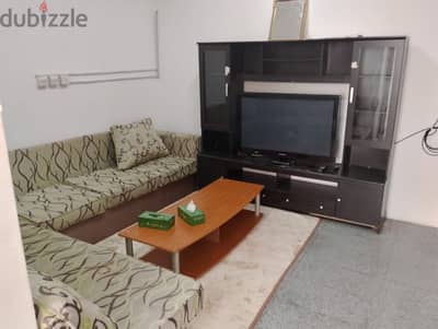 furnished 1BHK  with balcony in ghubra near Al tamam ,aflag pharmacy-