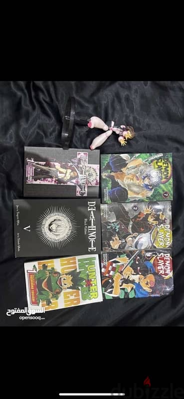 anime comic books and figurine for sale مجلات انجي و فجرين للبيع 1