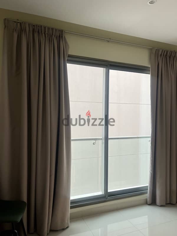 blind curtains with rails 0