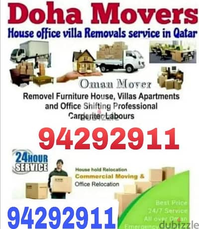 all Oman Movers House shifting office villa transport service