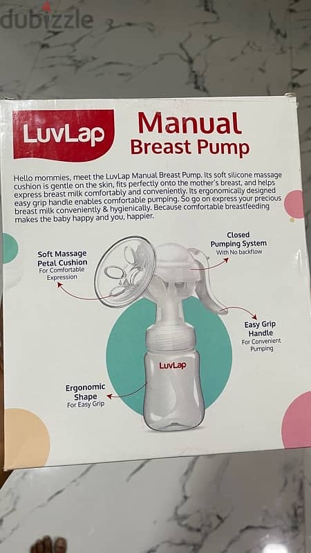 LuvLap Breast pump New 1