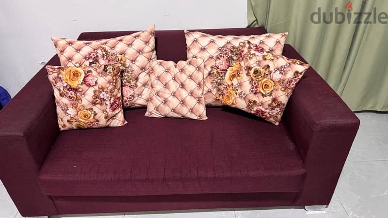 Sofa set 3+2+1 couch with back cousions 3