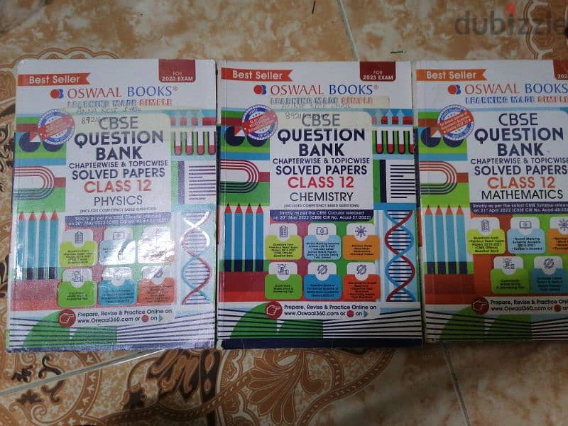 CBSE guide question bank class 12 Science Phy Chem Math 0