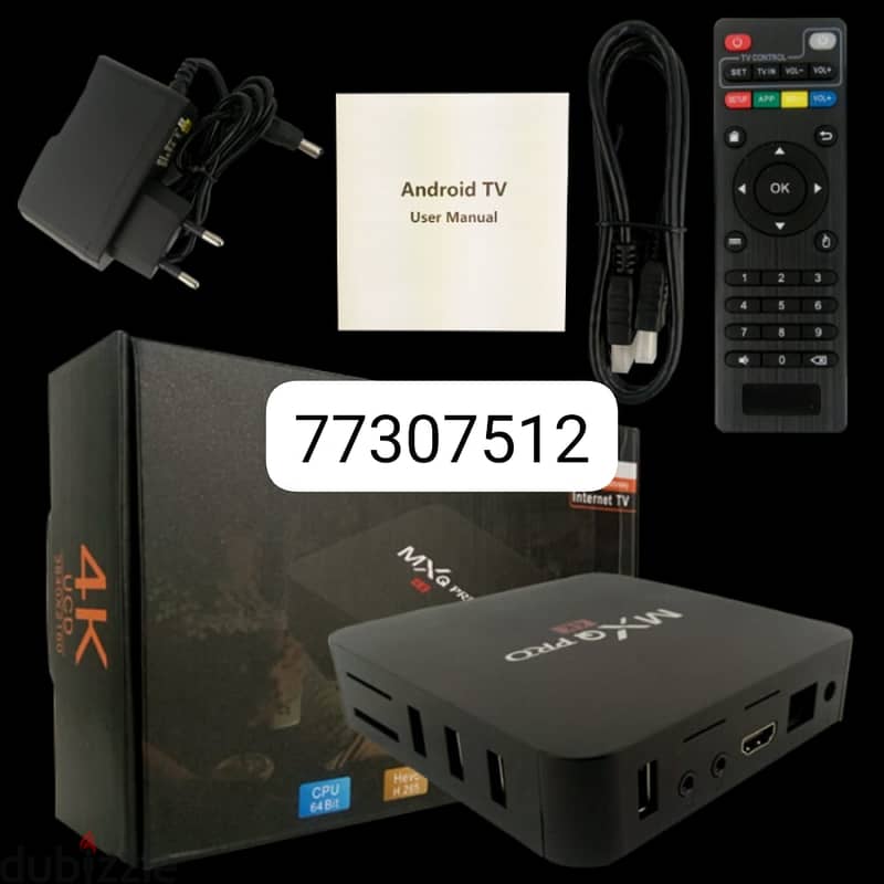 New 8K Tv Box with one Year Ip_Tv subscription 0