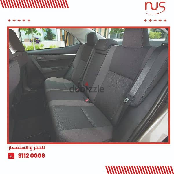 corolla for rent كورلا للايجار 2