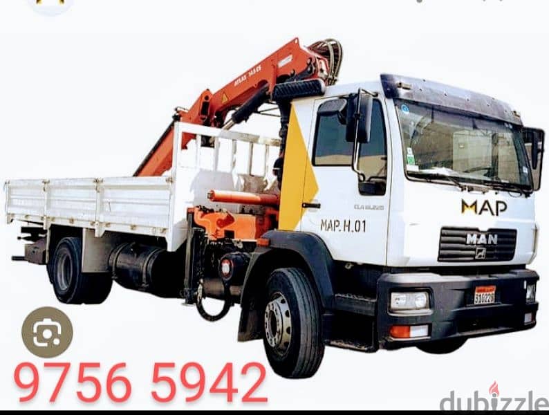 شاحنة هياب کرین ونش رافعة مقطورة للإيجار  TRUCK HIAB CRANE & TRAILER 0