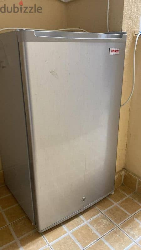 nobel small fridge with excellent condition with clean interface 0