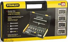 Stanley Socket Set 26Pcs 1/2" Drive Imperial 0-86-478 Stanley 0