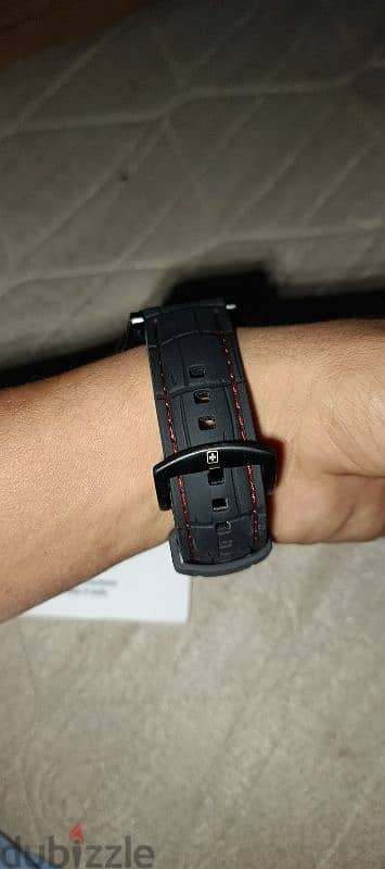 swiss military smart watch with silicone strap dom 5 black 3