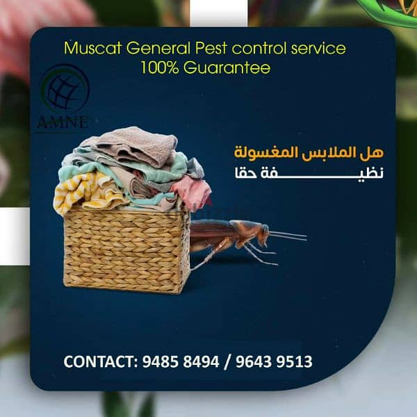 Muscat General Pest Control Service, 9485 8494 10