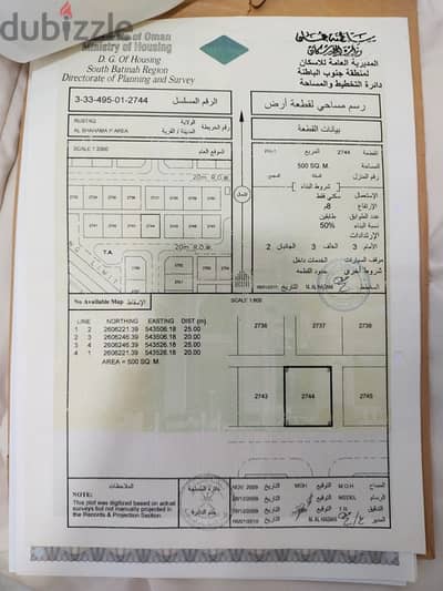 ارض في الرستاق من المالك