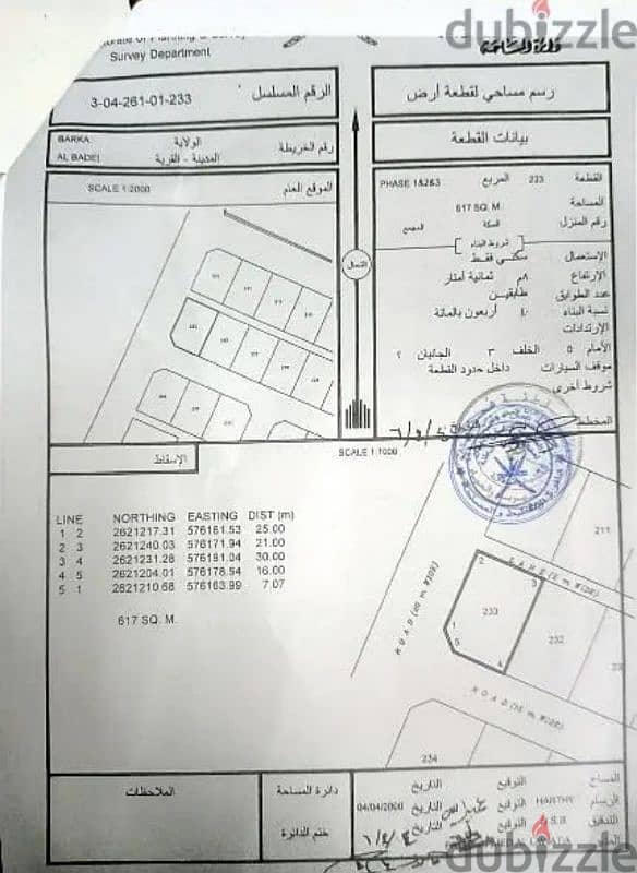 مدينة بركاء البدي جنوب الشارع العام،،، 0