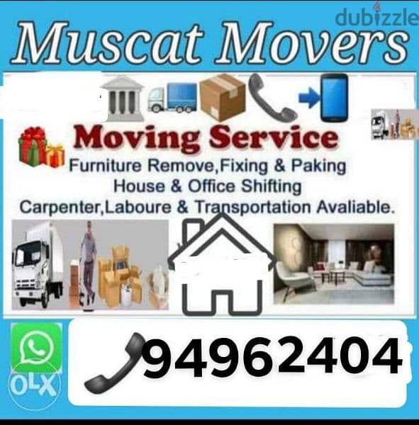 furniture in Muscat to Dubai 0