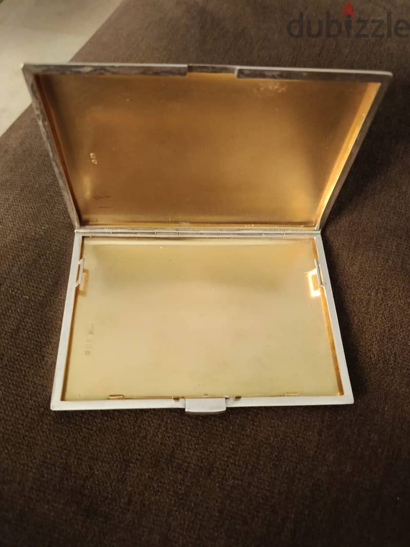 Pure Silver Ciggerete Case 1