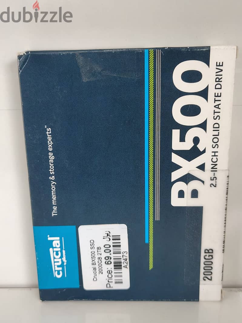 Crucial BX500 2TB SSD (Brand New) 0