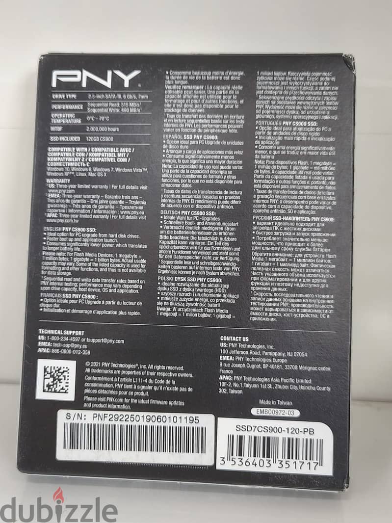 PNY CS900 120GB SSD (Brand New) 1