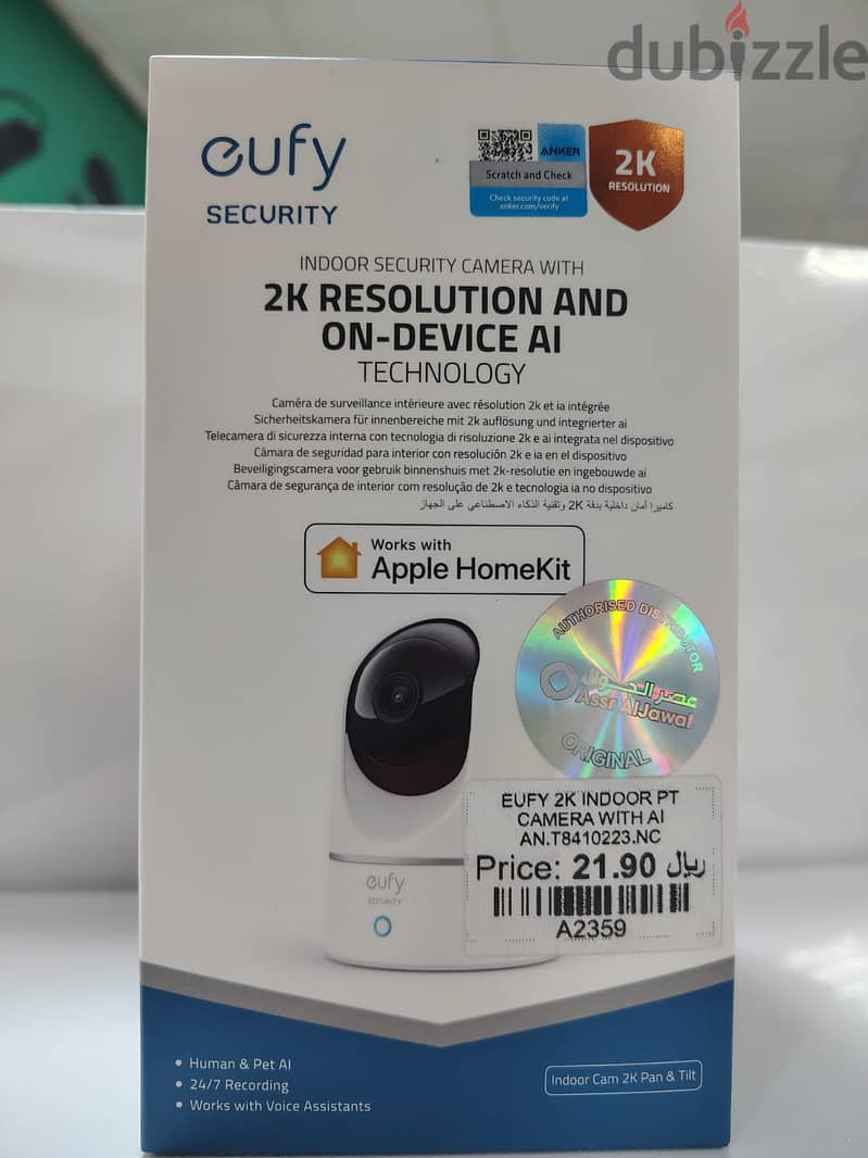 Eufy Security 2K Indoor Camera with Ai (Brand New) 0