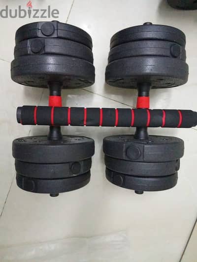 New 2 in 1 dumbbells