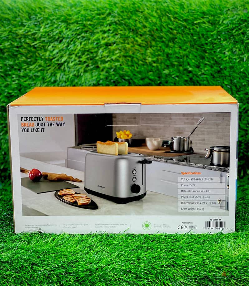 GOLDEN BROWN TOASTER WITH DEFROST FUNCTION 1