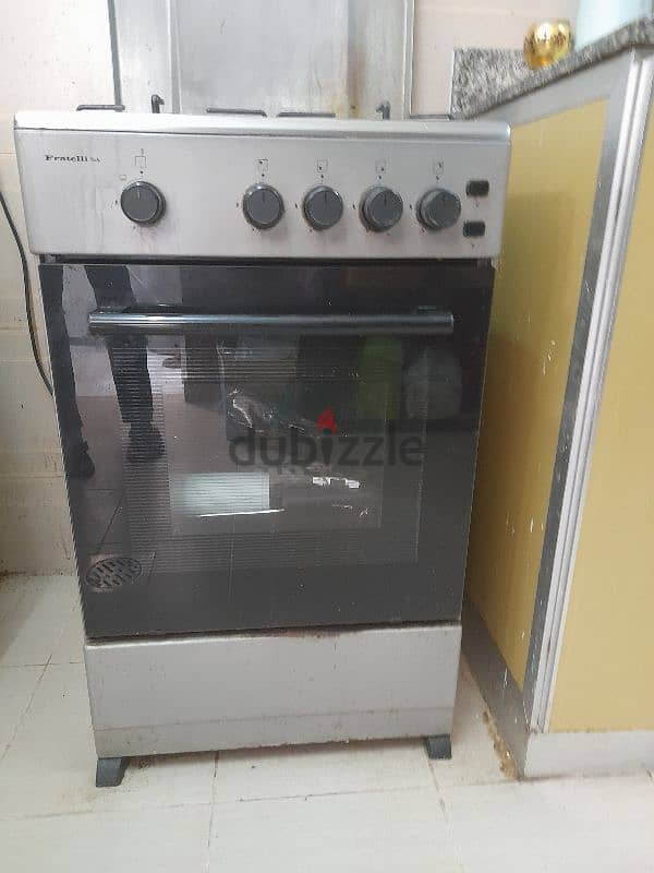 Cooking range (Fratelli italy) + Gas Cylinder 1