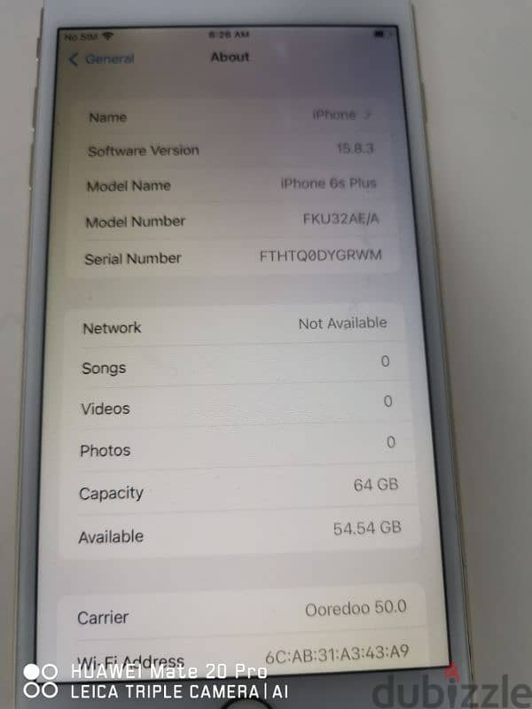 iphone 6s plus 64 GB 1