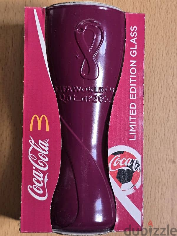 Limited Edition FIFA World Cup 2022 Mcdonalds Coca Cola Glass 3