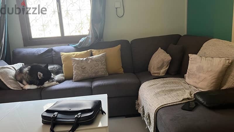 L shaped corner sofa 0