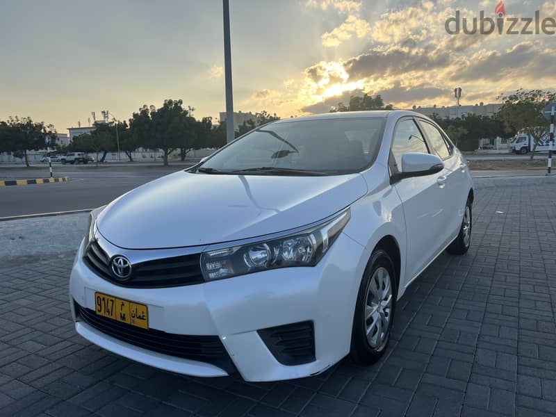 Toyota Corolla 1.6 XLi 2016 Model Oman Car 0