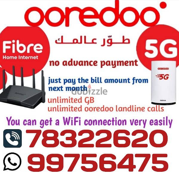 ooredoo wifi connection to 0