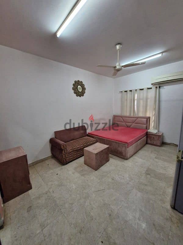 Furnished studio, Al Khuwair 33 near Luqaimat Restaurant 0