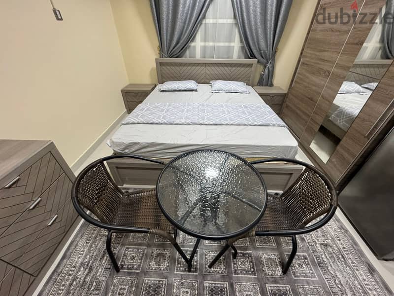 Furnished  studio flat in North Ghubra new studio start 210 and 300 2