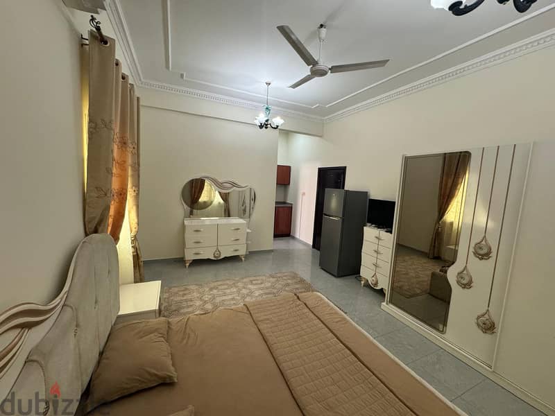 Furnished  studio flat in North Ghubra new studio start 210 and 300 19