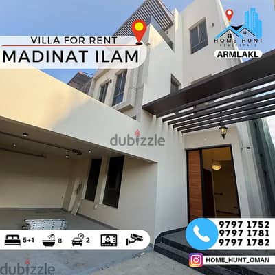 MADINAT ILAM | BRAND NEW LUXURIOUS 5+1 BEDROOM VILLA FOR RENT