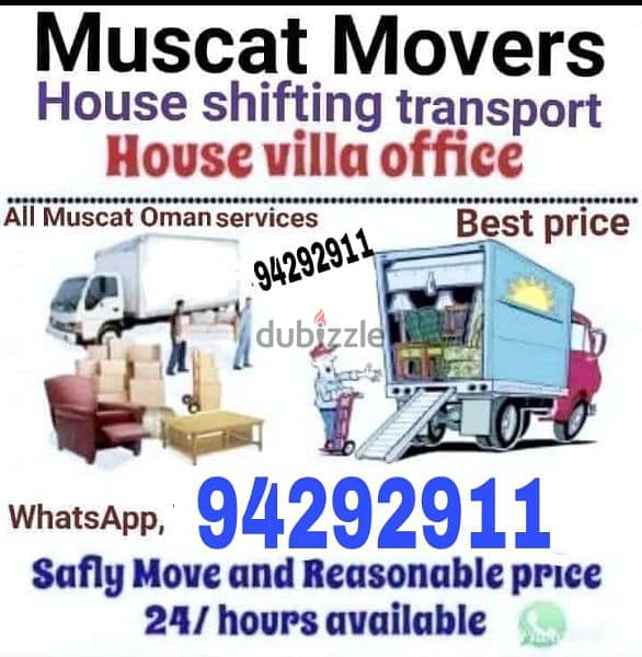 Muscat House shifting (Packers and Movers) dismantling and fixing 0