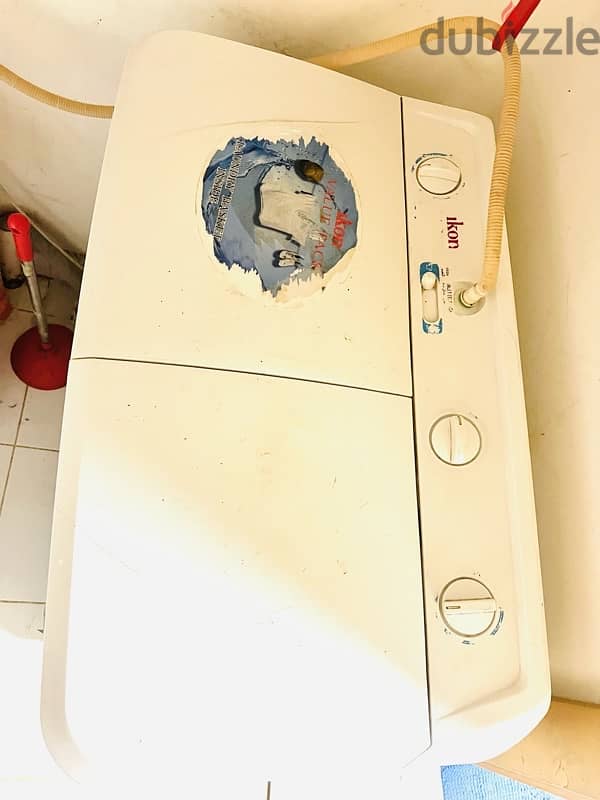 ikon semi automatic washing machine 3