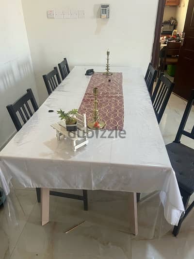 dining table with 6 chairs