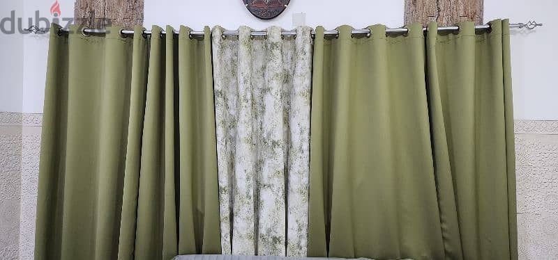 Curtains 5 Pieces Set W 320cm  x H 230cm. 0