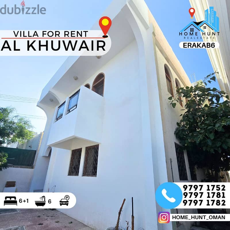 AL KHUWAIR | CLASSIC 6+1BR VILLA FOR RENT 0