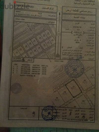 ارض سكني تجاري للايجار و الاستثمار بركاء