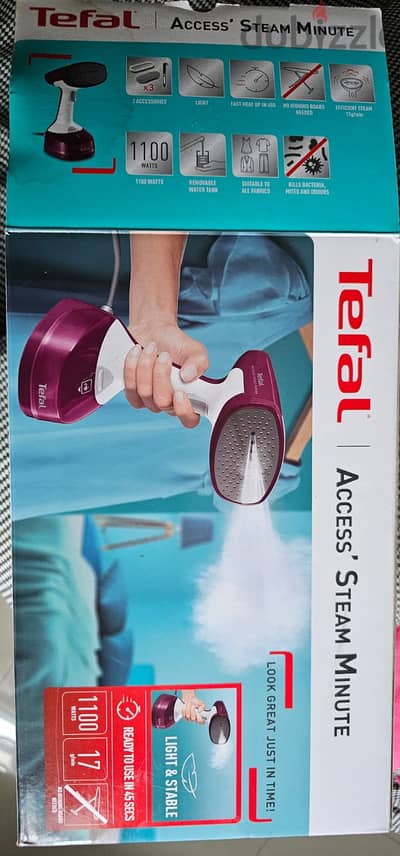 Almost like new, tefal steam iron for sale