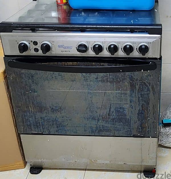 Super General 5 Burner Cooker and Oven 0