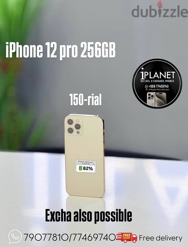 iphone 12 pro256GB best price good phone 0