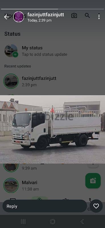 House shifting services truck 3 ton 7 ton 10 to 1