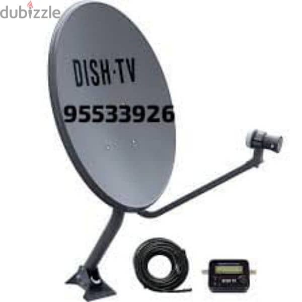 satellite dish technician installation selling fix repair TV stand fix 0