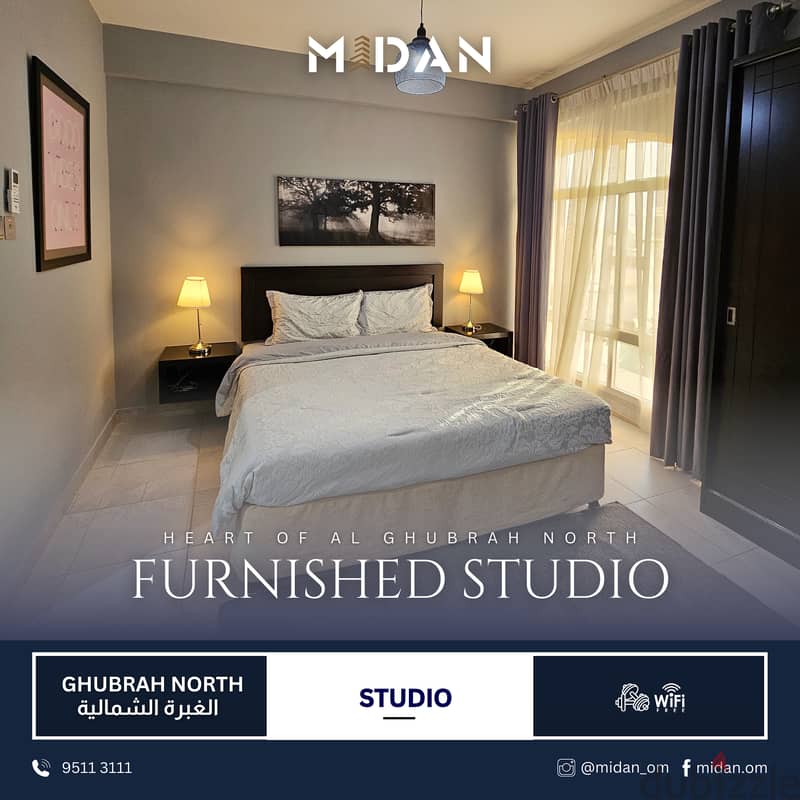 AL GHUBRAH NORTH | FULLY FURNISHED STUDIO 0